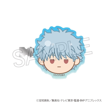 【グッズ-ヘアバンド】銀魂 まるかお 前髪クリップ 坂田銀時