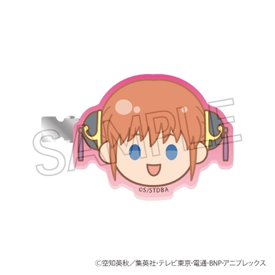 【グッズ-ヘアバンド】銀魂 まるかお 前髪クリップ 神楽