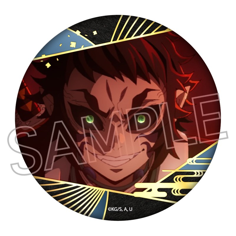 【グッズ-バッチ】鬼滅の刃 箔押し缶バッジ Vol.3 獪岳