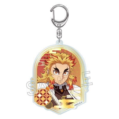 【グッズ-キーホルダー】鬼滅の刃 箔押しアクリルキーホルダー 煉獄杏寿郎