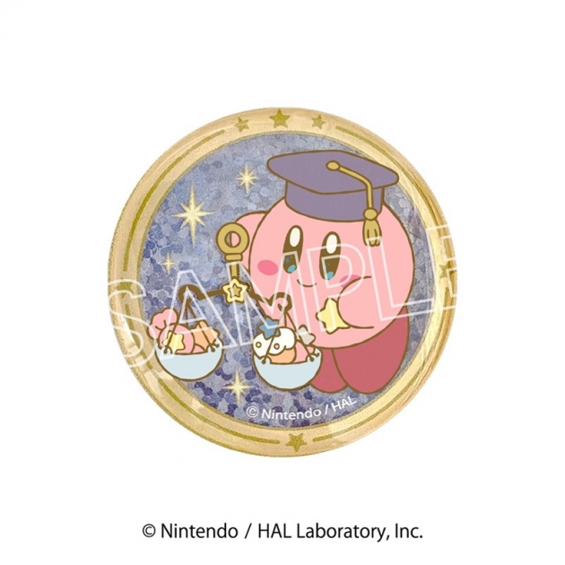 【グッズ-マグネット】星のカービィ KIRBY ホロスコープ・コレクション キラキラガラスマグネット G てんびん座