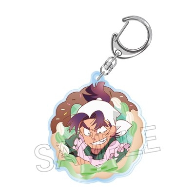【グッズ-キーホルダー】忍たま乱太郎 アクリルキーホルダー -スイーツ作りの段- 潮江文次郎