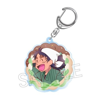 【グッズ-キーホルダー】忍たま乱太郎 アクリルキーホルダー -スイーツ作りの段- 七松小平太