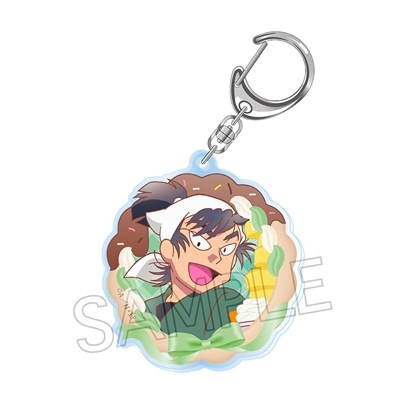 【グッズ-キーホルダー】忍たま乱太郎 アクリルキーホルダー -スイーツ作りの段- 食満留三郎