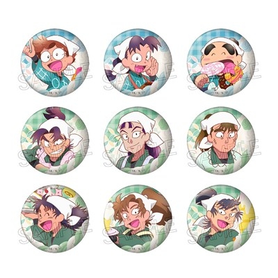 【グッズ-バッチ】忍たま乱太郎 缶バッジ -スイーツ作りの段-