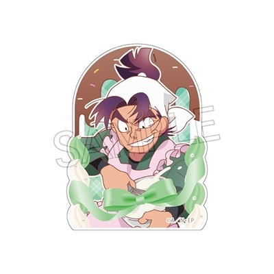 【グッズ-ステッカー】忍たま乱太郎 ステッカー -スイーツ作りの段- 潮江文次郎