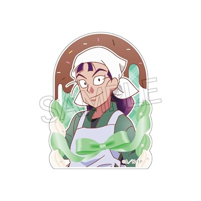 【グッズ-ステッカー】忍たま乱太郎 ステッカー -スイーツ作りの段- 立花仙蔵