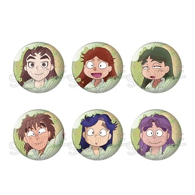 【グッズ-バッチ】忍たま乱太郎 百面相缶バッジ -寝巻き姿の段Vol.2-