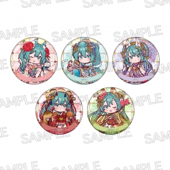 グッズ-バッチ】初音ミク 百鬼夜行 ～麗宴～ キラキラ缶バッジ 