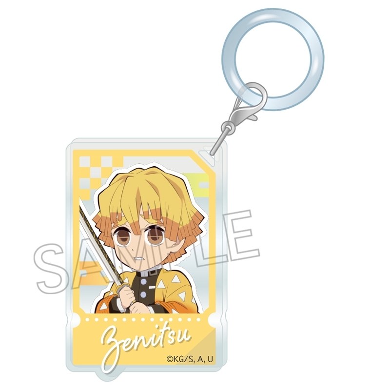 【グッズ-チャーム】鬼滅の刃 おしのびチャーム 我妻善逸