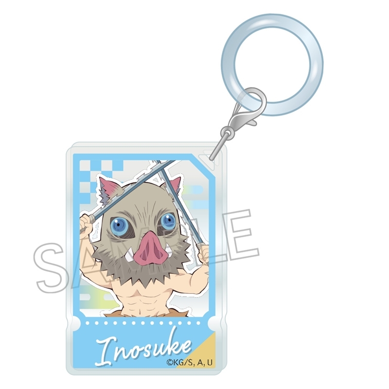 【グッズ-チャーム】鬼滅の刃 おしのびチャーム 嘴平伊之助