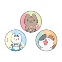 【グッズ-バッチ】うごく!ねこむかしばなし ミニ缶バッジセット Bセットの画像