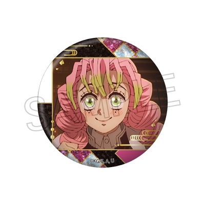 【グッズ-バッチ】鬼滅の刃 螺鈿風シリーズ 缶バッジ Vol.5 甘露寺蜜璃