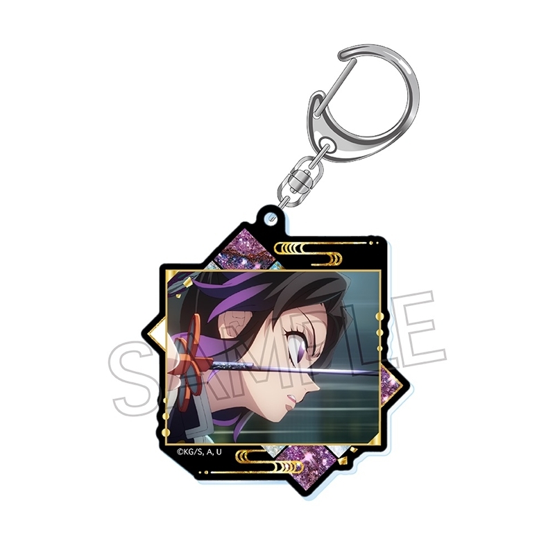 【グッズ-キーホルダー】鬼滅の刃 螺鈿風シリーズ アクリルキーホルダー Vol.5 胡蝶しのぶ
