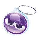 【グッズ-キーホルダー】ぷよぷよ ワイヤーキーチェーン むらさきぷよの画像