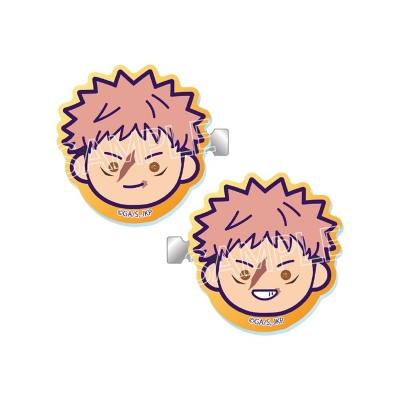 【グッズ-ヘアバンド】呪術廻戦 死滅回游 まるかお 前髪クリップ 虎杖 悠仁