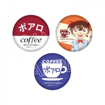 グッズ-バッチ】名探偵コナン 喫茶ポアロシリーズ ミニ缶バッジセット 