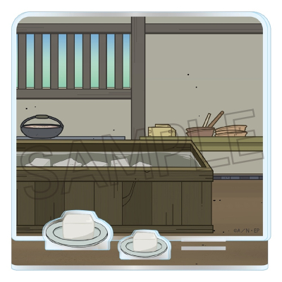 【グッズ-スタンドポップ】忍たま乱太郎 ジオラマアクリルスタンド 調理場