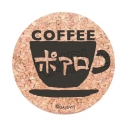 【グッズ-コースター】名探偵コナン 喫茶ポアロシリーズ コルクコースター エプロンロゴ【再販】の画像