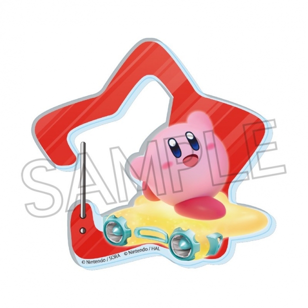 【グッズ-キーホルダー】星のカービィ カービィのエアライダー 星型カラビナ A:カービィ&ワープスター