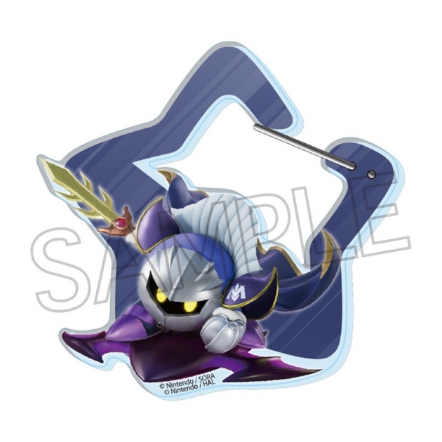 【グッズ-キーホルダー】星のカービィ カービィのエアライダー 星型カラビナ C:メタナイト&デビルスター
