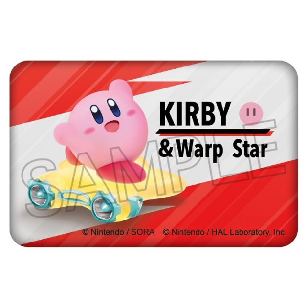 【グッズ-バッチ】星のカービィ カービィのエアライダー ぷっくり缶バッジ A:カービィ&ワープスター A