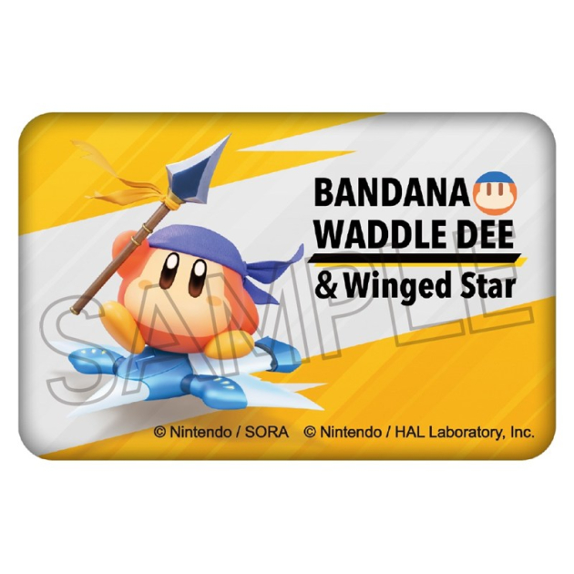 【グッズ-バッチ】星のカービィ カービィのエアライダー ぷっくり缶バッジ B:バンダナワドルディ&ウィングスター