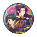 【グッズ-バッチ】薬屋のひとりごと ヴィンテージシリーズVol.3 キラキラ缶バッジ 猫猫&壬氏(砦)の画像