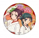 【グッズ-バッチ】薬屋のひとりごと ヴィンテージシリーズVol.3 キラキラ缶バッジ 猫猫&子翠A(狐の里)の画像