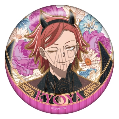 【グッズ-バッチ】桃源暗鬼 天使と悪魔 ヴィンテージシリーズ 缶バッジ 花魁坂 京夜