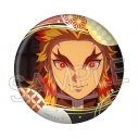 【グッズ-バッチ】鬼滅の刃 箔押し缶バッジVol.4 煉獄杏寿郎の画像