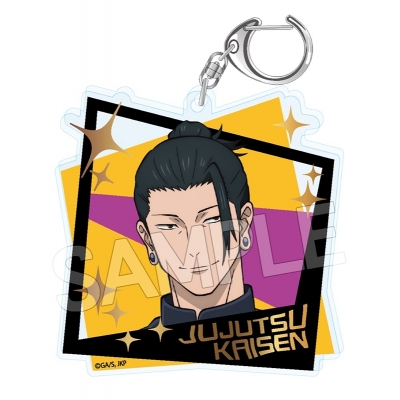 【グッズ-キーホルダー】呪術廻戦 5周年 箔押しアクリルキーホルダー 夏油 傑(懐玉・玉折)