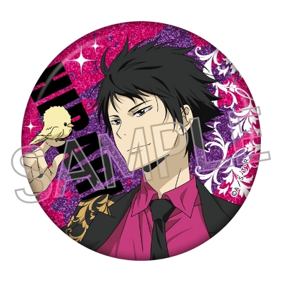 【グッズ-バッチ】TVアニメ『家庭教師ヒットマンREBORN!』 Nero e Magenta グリッター缶バッジ 雲雀 恭弥(10年後)