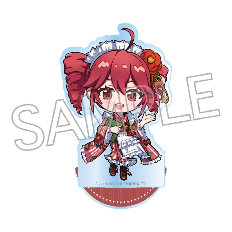 【グッズ-スタンドポップ】重音テト 和風モダンカフェ アクリルスタンド(S) デフォルメA