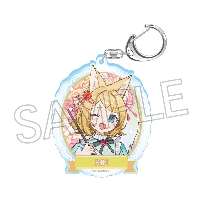【Goods-Keychain】Hatsune Miku Hyakki Yako -Kaido Sanpo- Acrylic Keychain Kagamine Rin