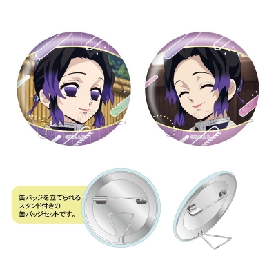 【グッズ-バッチ】鬼滅の刃 すたんばっじセット 胡蝶しのぶ