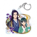 【グッズ-キーホルダー】薬屋のひとりごと フラワーモチーフVol.3 アクリルキーホルダー 猫猫&壬氏Bの画像
