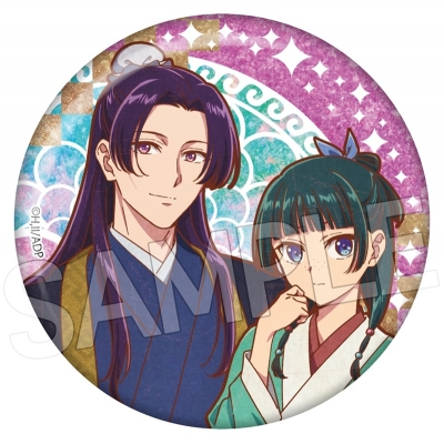 【グッズ-バッチ】アニメ『薬屋のひとりごと』 ヴィンテージシリーズVol.4 キラキラ缶バッジ 猫猫&壬氏A