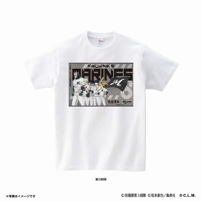 【グッズ-Tシャツ】怪獣8号 (第3部隊) 千葉ロッテマリーンズ Tシャツ ホワイト Mサイズ