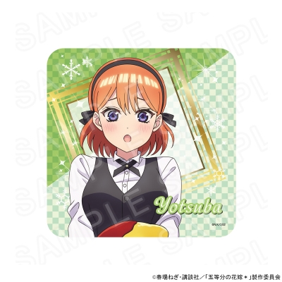 【グッズ-タオル】TVスペシャルアニメ「五等分の花嫁*」 ミニタオル 四葉(カフェ)