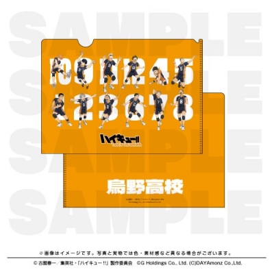 【グッズ-クリアファイル】ハイキュー!! TOUCH THE DREAM クリアファイル 烏野高校