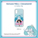 【グッズ-携帯ケース】GAACAL×初音ミク×シナモロール スマホケース iPhone 16 デザインdの画像