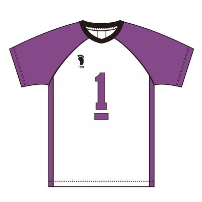 【グッズ-Tシャツ】ハイキュー!! ユニフォーム 白鳥沢学園高校 牛島若利 XL