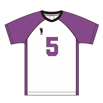 【グッズ-Tシャツ】ハイキュー!! ユニフォーム 白鳥沢学園高校 天童 覚 M