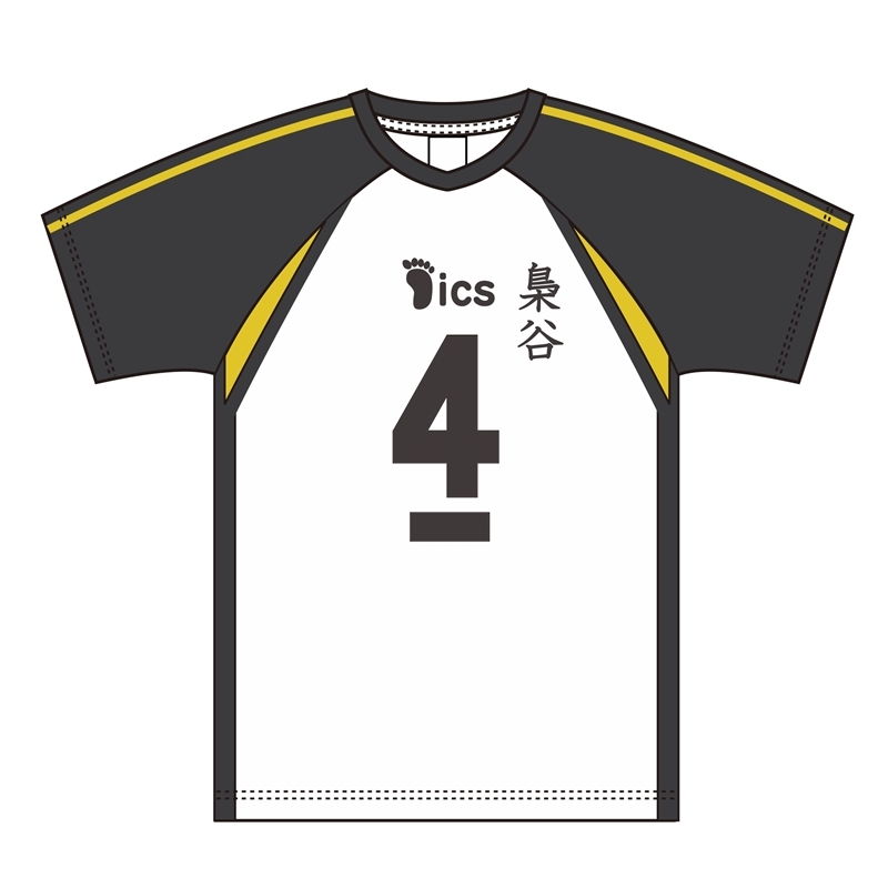 【グッズ-Tシャツ】ハイキュー!! ユニフォーム 梟谷学園高校 木兎光太郎 L