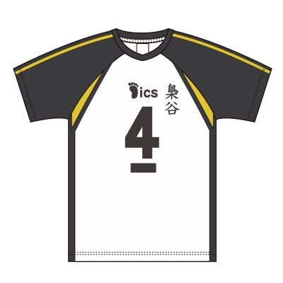 【グッズ-Tシャツ】ハイキュー!! ユニフォーム 梟谷学園高校 木兎光太郎 L