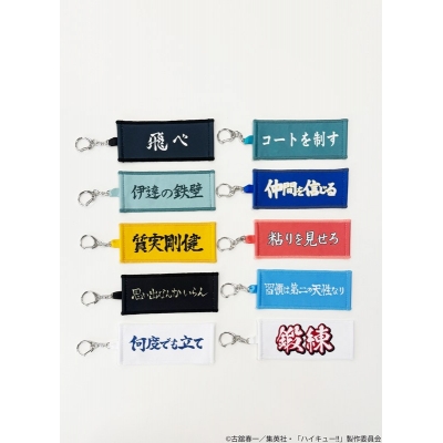 【グッズ-キーホルダー】ハイキュー!! トレーディングミニチュアタオルキーホルダー 横断幕 Vol.1