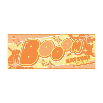 【グッズ-タオル】僕のヒーローアカデミア 10周年記念 擬音フェイスタオル 爆豪勝己