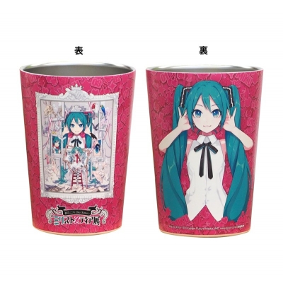 【グッズ-タンブラー・グラス】初音ミクとEko iXimaのミクストメディア展 2WAYステンレスタンブラー