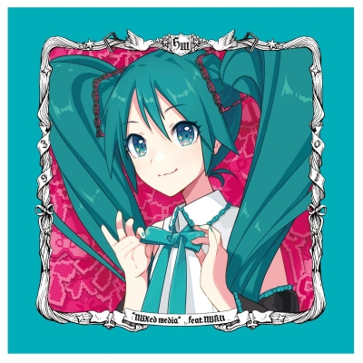 【グッズ-ハンカチ】初音ミクとEko iXimaのミクストメディア展 大判ハンカチ <B>